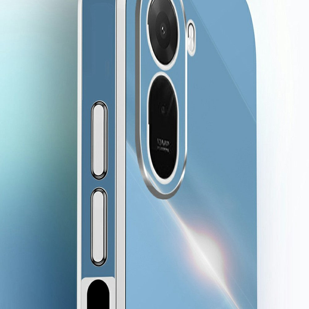 XINLI For Xiaomi Poco C85x 5G / Redmi A7 Pro 4G (171.56mm) Case TPU Phone Cover with Electroplating Frame