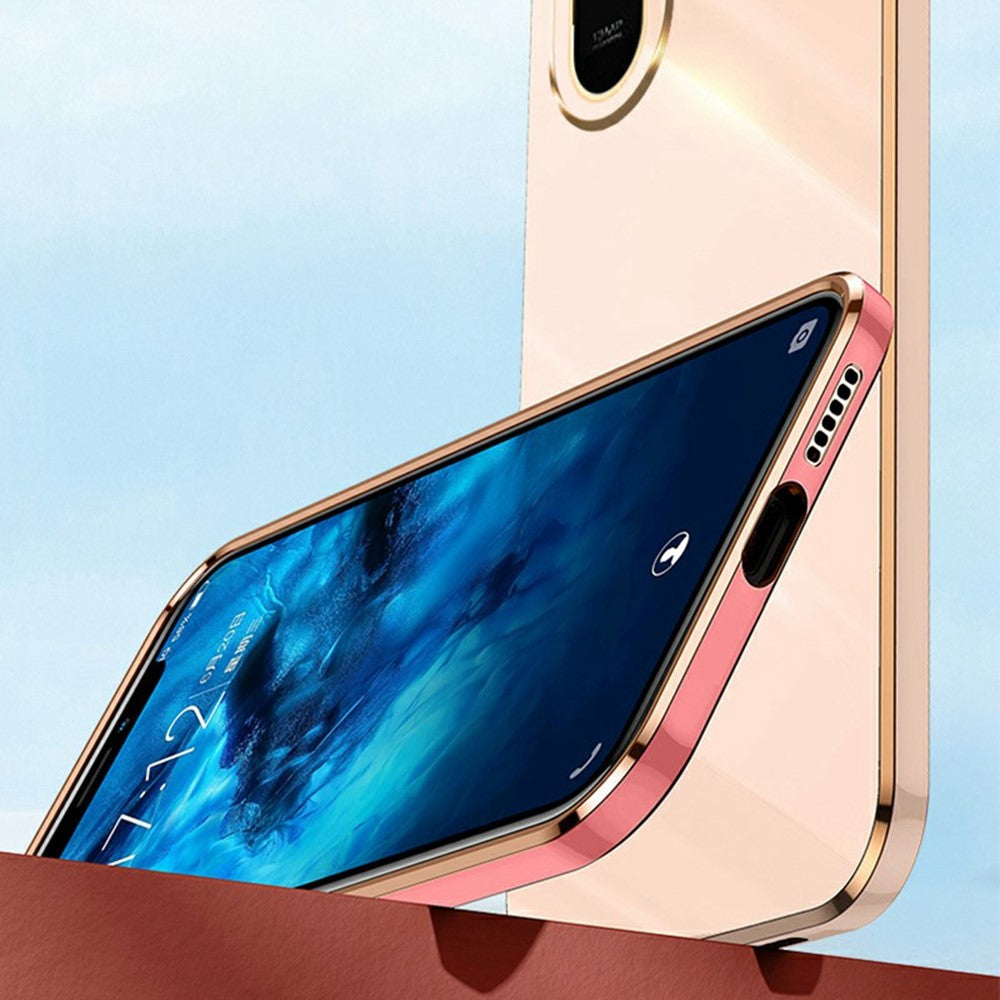 XINLI For Xiaomi Poco C85x 5G / Redmi A7 Pro 4G (171.56mm) Case TPU Phone Cover with Electroplating Frame