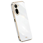 XINLI For Xiaomi Poco C85x 5G / Redmi A7 Pro 4G (171.56mm) Case TPU Phone Cover with Electroplating Frame