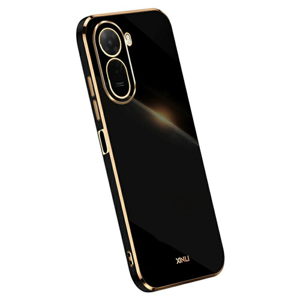 XINLI For Xiaomi Poco C85x 5G / Redmi A7 Pro 4G (171.56mm) Case TPU Phone Cover with Electroplating Frame
