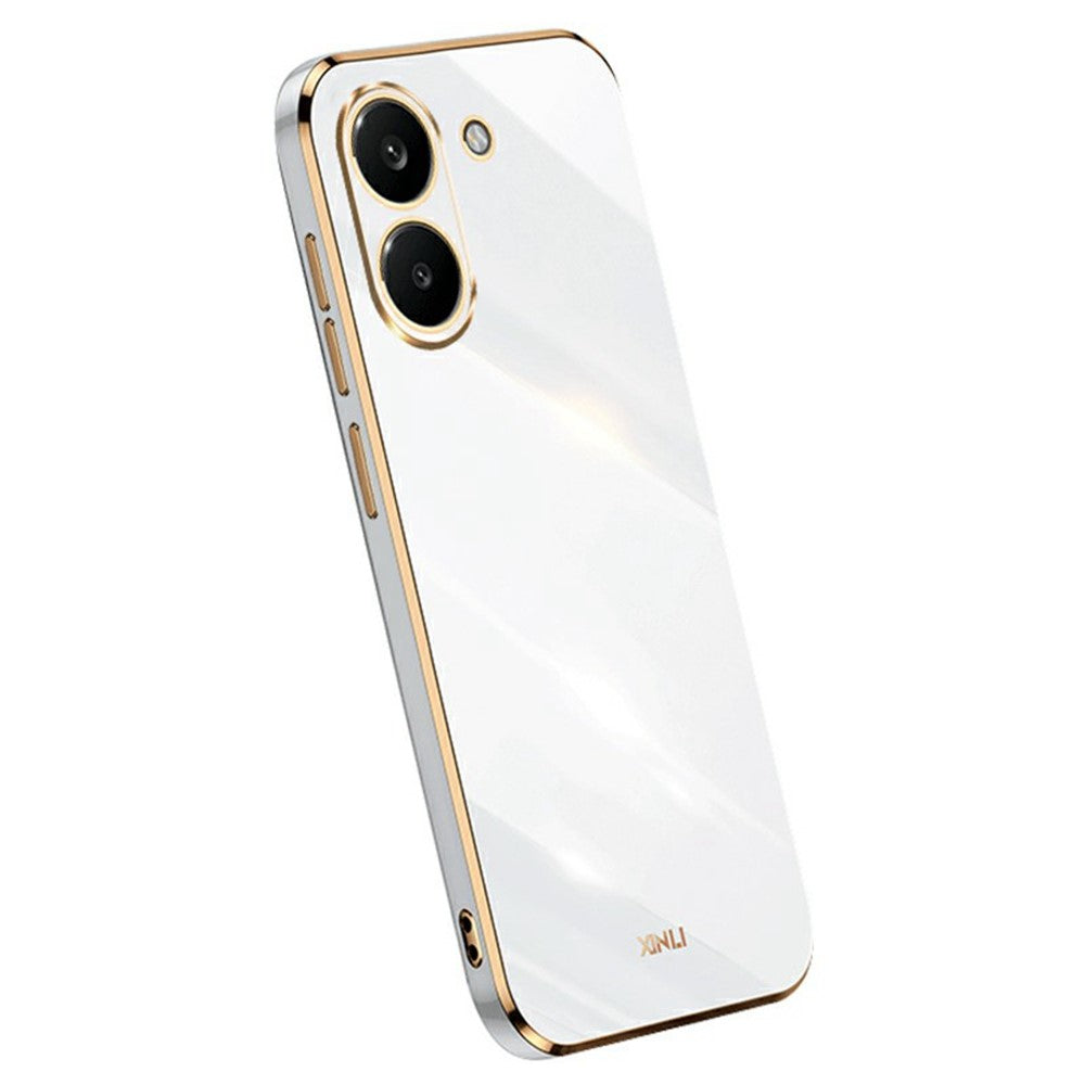 XINLI For Xiaomi Redmi Turbo 5 5G  /  Poco X8 Pro 5G Case TPU Phone Cover with Electroplating Frame
