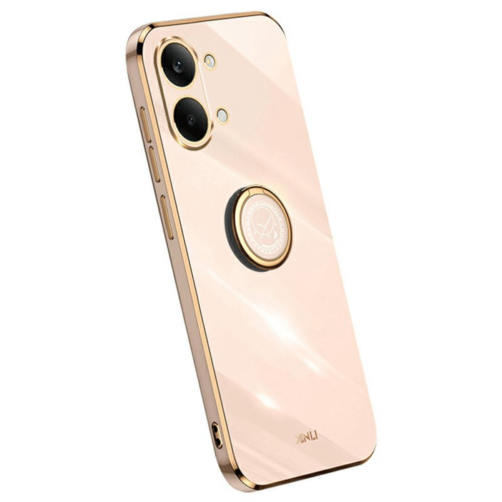 XINLI For Xiaomi Redmi Turbo 5 Max 5G  /  Poco X8 Pro Max 5G Case Ring Kickstand Electroplating TPU Phone Cover