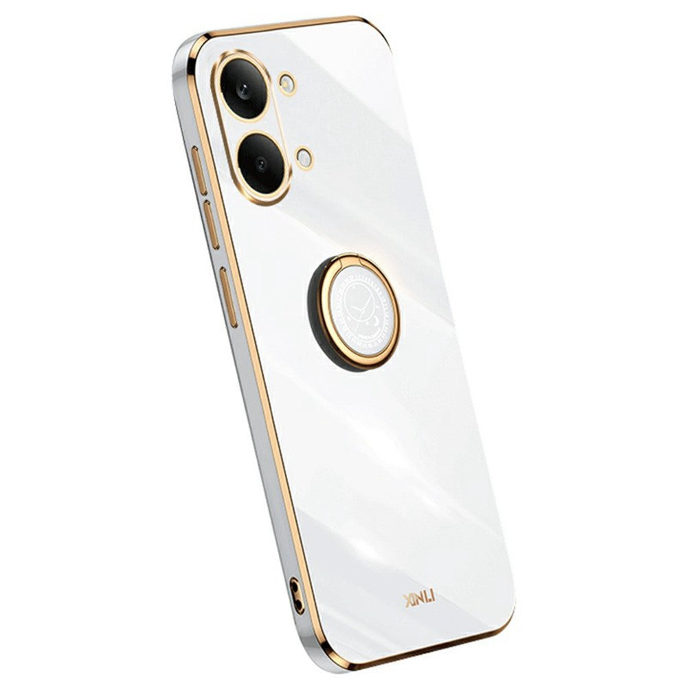 XINLI For Xiaomi Redmi Turbo 5 Max 5G  /  Poco X8 Pro Max 5G Case Ring Kickstand Electroplating TPU Phone Cover