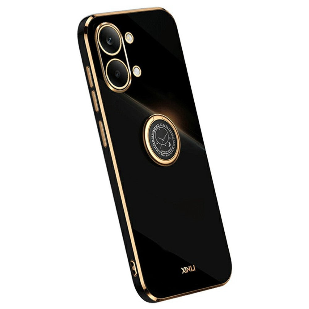 XINLI For Xiaomi Redmi Turbo 5 Max 5G  /  Poco X8 Pro Max 5G Case Ring Kickstand Electroplating TPU Phone Cover