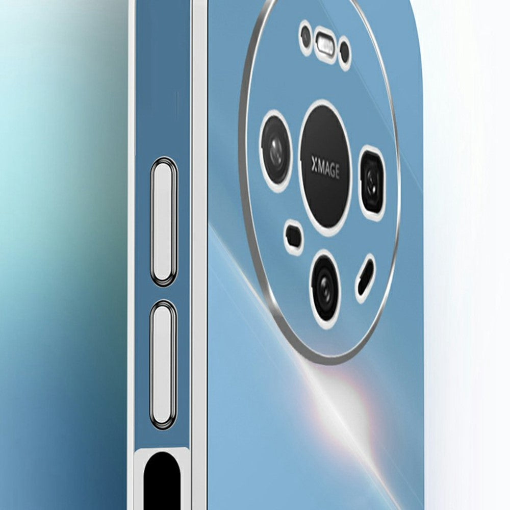 XINLI For Huawei Mate 80 Case TPU Phone Cover with Electroplating Frame