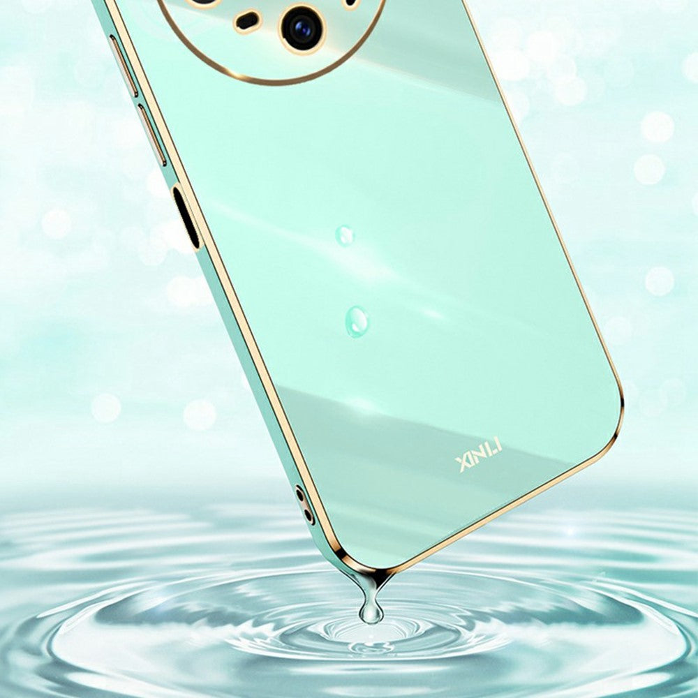 XINLI Til Huawei Mate 80 Cover TPU Telefoncover med Galvaniseret Ramme