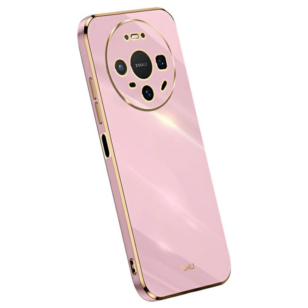 XINLI For Huawei Mate 80 Case TPU Phone Cover with Electroplating Frame