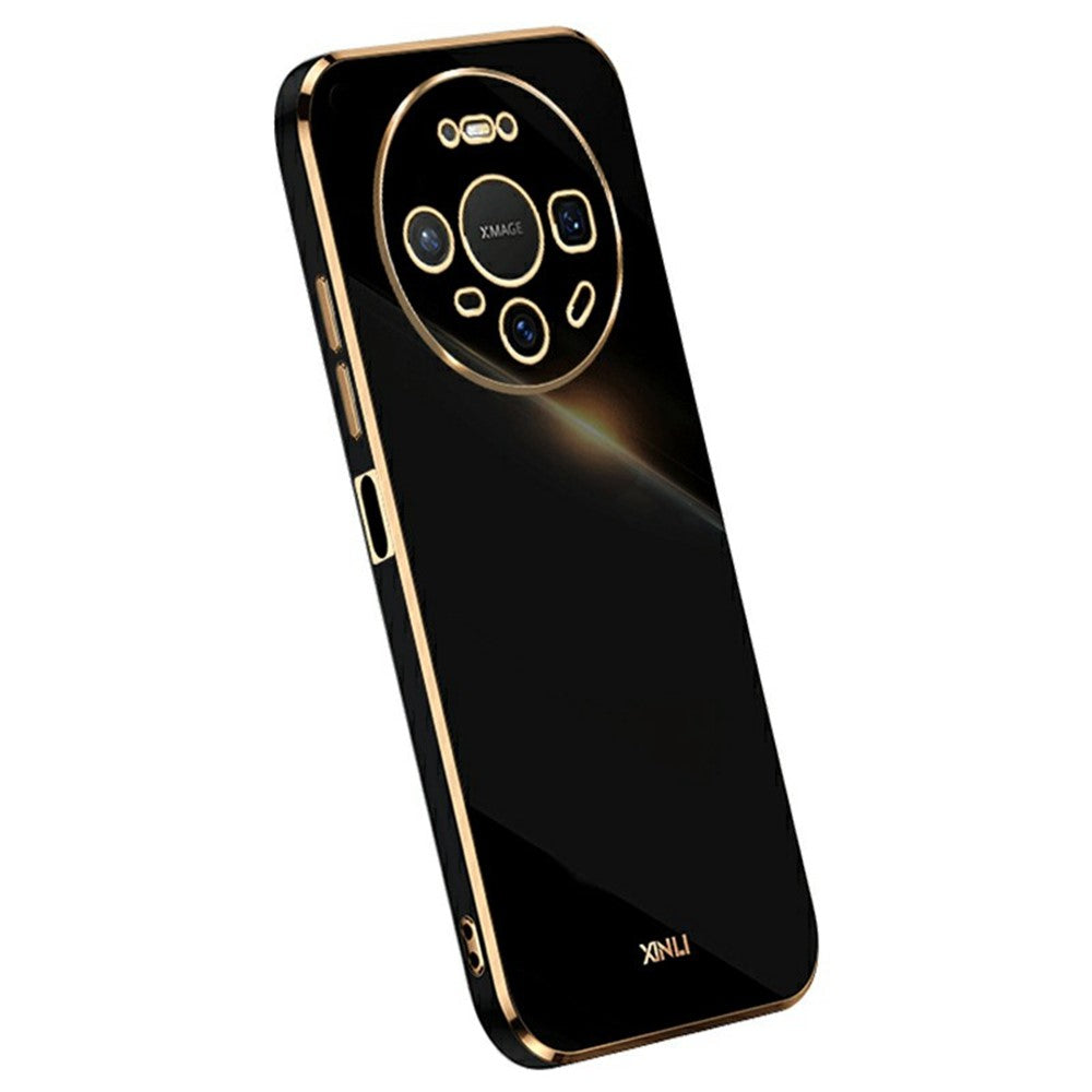 XINLI For Huawei Mate 80 Case TPU Phone Cover with Electroplating Frame