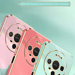 XINLI For Huawei Mate 80 Case Ring Kickstand Electroplating TPU Phone Cover