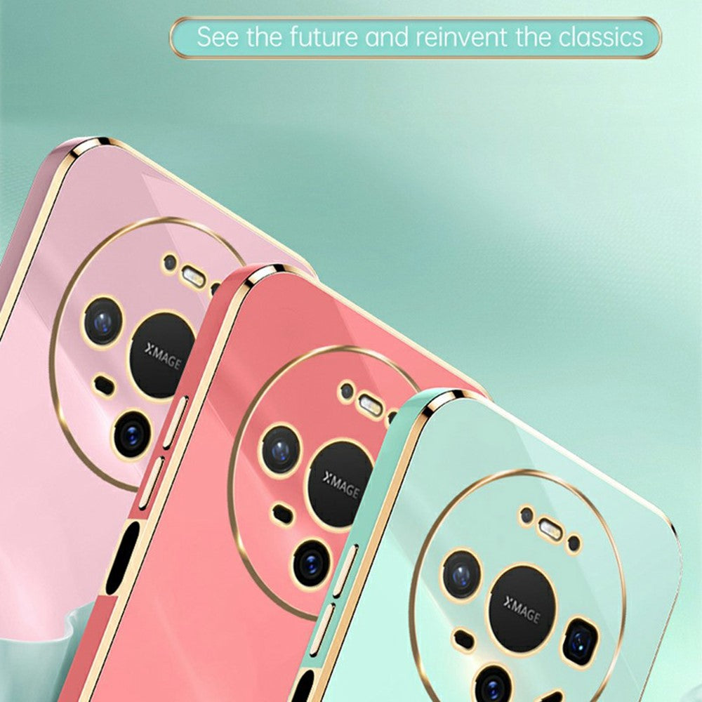 XINLI For Huawei Mate 80 Case Ring Kickstand Electroplating TPU Phone Cover