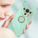 XINLI For Huawei Mate 80 Case Ring Kickstand Electroplating TPU Phone Cover
