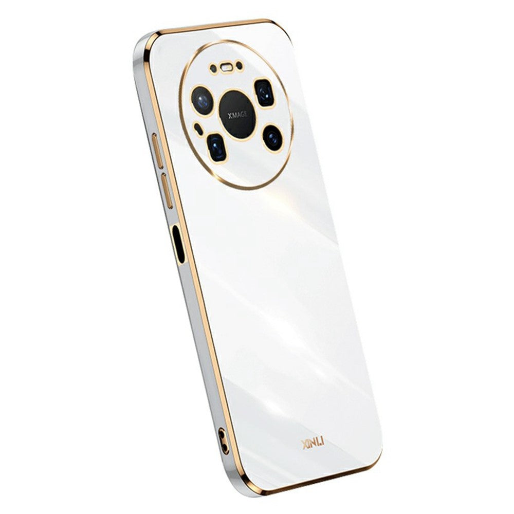 XINLI For Huawei Mate 80 Pro Max Case TPU Phone Cover with Electroplating Frame