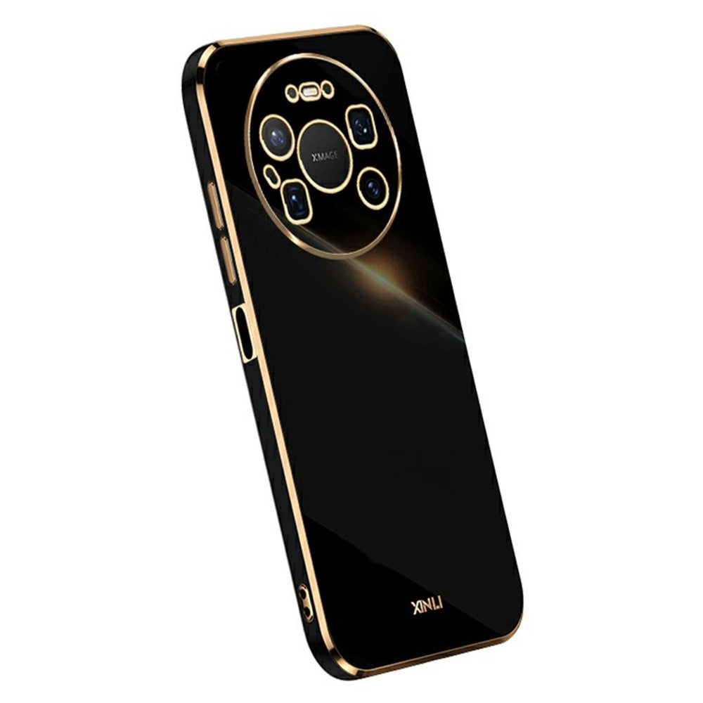 XINLI For Huawei Mate 80 Pro Max Case TPU Phone Cover with Electroplating Frame