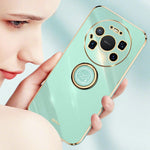 XINLI For Huawei Mate 80 Pro Max Case Ring Kickstand Electroplating TPU Phone Cover