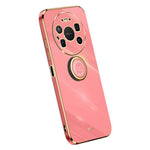 XINLI For Huawei Mate 80 Pro Max Case Ring Kickstand Electroplating TPU Phone Cover