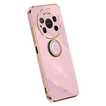 XINLI For Huawei Mate 80 Pro Max Case Ring Kickstand Electroplating TPU Phone Cover