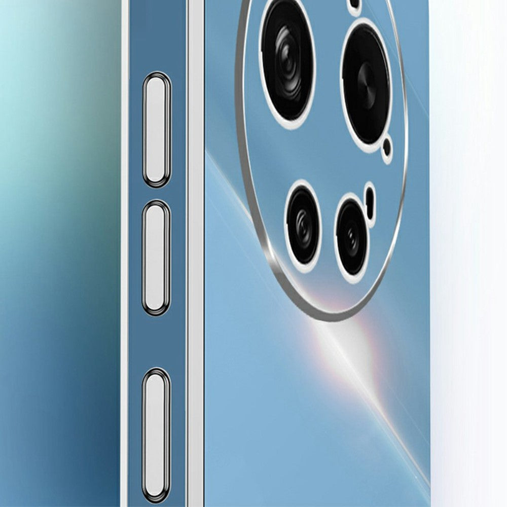 XINLI För Xiaomi 17 Ultra 5G Skal TPU mobilskal med Galvaniserad Ram