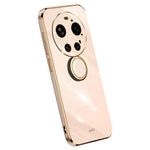 XINLI For Xiaomi 17 Ultra 5G Case Ring Kickstand Electroplating TPU Phone Cover