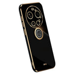 XINLI For Xiaomi 17 Ultra 5G Case Ring Kickstand Electroplating TPU Phone Cover