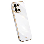 XINLI-skal för OnePlus Nord CE6 5G / Nord 6 5G / Turbo 6V 5G / Turbo 6 5G TPU-mobilskal med galvaniserad ram