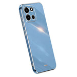 XINLI-skal för OnePlus Nord CE6 5G / Nord 6 5G / Turbo 6V 5G / Turbo 6 5G TPU-mobilskal med galvaniserad ram