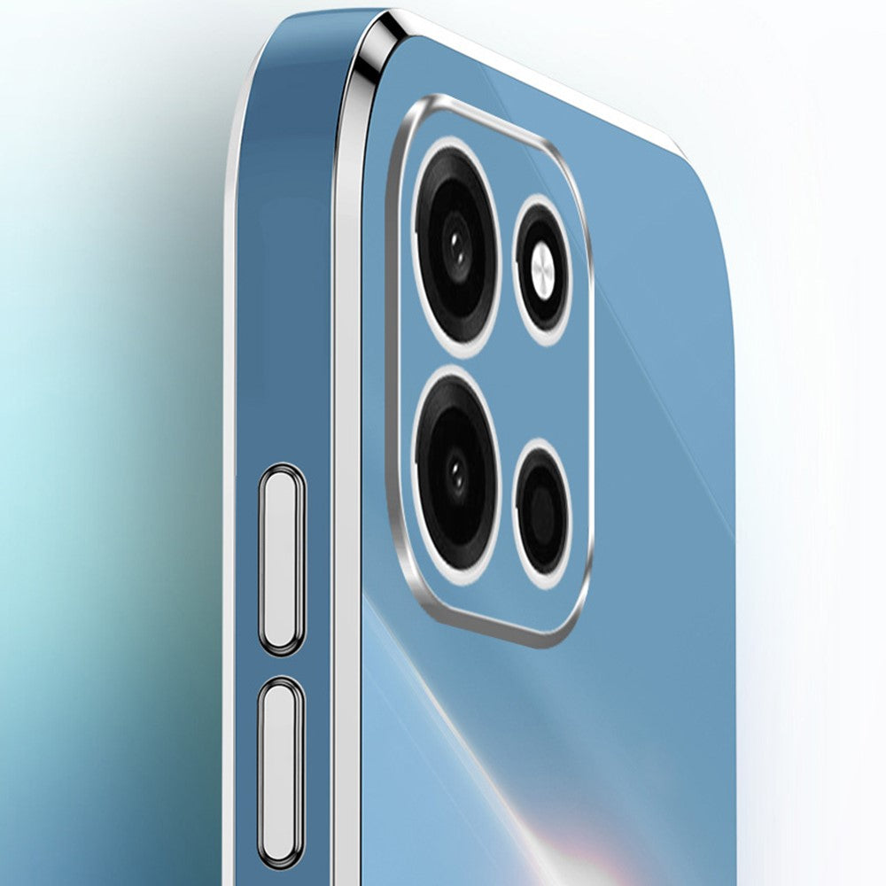 XINLI-skal för OnePlus Nord CE6 5G / Nord 6 5G / Turbo 6V 5G / Turbo 6 5G ringstativ galvaniserat TPU-mobilskal
