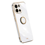 XINLI-skal för OnePlus Nord CE6 5G / Nord 6 5G / Turbo 6V 5G / Turbo 6 5G ringstativ galvaniserat TPU-mobilskal