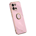 XINLI-skal för OnePlus Nord CE6 5G / Nord 6 5G / Turbo 6V 5G / Turbo 6 5G ringstativ galvaniserat TPU-mobilskal