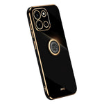 XINLI-skal för OnePlus Nord CE6 5G / Nord 6 5G / Turbo 6V 5G / Turbo 6 5G ringstativ galvaniserat TPU-mobilskal