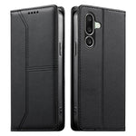 For Samsung Galaxy A27 5G Wallet Stand Case Line Splicing TPU PU Leather Phone Cover
