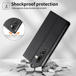 For Samsung Galaxy A27 5G Wallet Stand Case Line Splicing TPU PU Leather Phone Cover