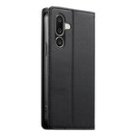 For Samsung Galaxy A27 5G Wallet Stand Case Line Splicing TPU PU Leather Phone Cover