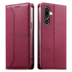 For Samsung Galaxy A27 5G Wallet Stand Case Line Splicing TPU PU Leather Phone Cover