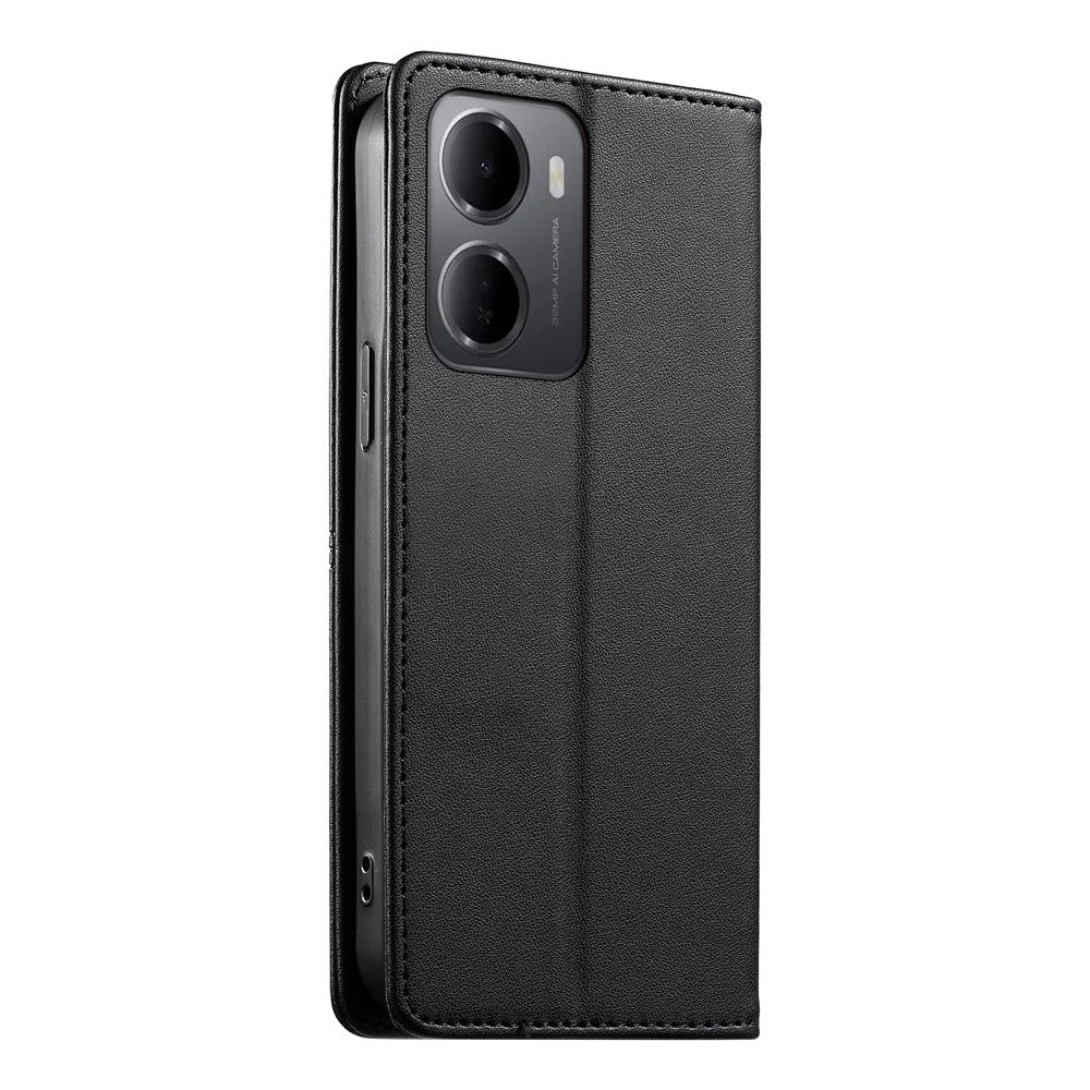 For Xiaomi Redmi 15a 5G Wallet Stand Case Line Splicing TPU PU Leather Phone Cover