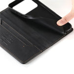 DIERFENG DF-019 for Xiaomi Poco F8 Ultra 5G / Redmi K90 Pro Max 5G Leather Wallet Case Magnetic Flip Cover with Card Slots RFID Blocking
