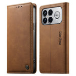 DIERFENG DF-019 for Xiaomi Poco F8 Ultra 5G / Redmi K90 Pro Max 5G Leather Wallet Case Magnetic Flip Cover with Card Slots RFID Blocking