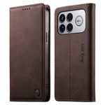 DIERFENG DF-019 for Xiaomi Poco F8 Ultra 5G / Redmi K90 Pro Max 5G Leather Wallet Case Magnetic Flip Cover with Card Slots RFID Blocking
