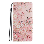 For Samsung Galaxy A25 5G (Global) (161mm) Wallet Case Pattern Printing PU Leather Stand Flip Phone Cover with Wrist Strap