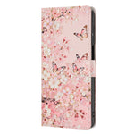 For Samsung Galaxy A25 5G (Global) (161mm) Wallet Case Pattern Printing PU Leather Stand Flip Phone Cover with Wrist Strap