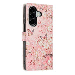 For Samsung Galaxy A25 5G (Global) (161mm) Wallet Case Pattern Printing PU Leather Stand Flip Phone Cover with Wrist Strap