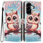 Wallet Case For Samsung Galaxy A15 5G / 4G Pattern Printing PU Leather Stand Flip Phone Cover with Wrist Strap