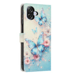 Wallet Case For Samsung Galaxy A06 4G  /  5G Pattern Printing PU Leather Stand Flip Phone Cover with Wrist Strap