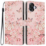 Wallet Case For Samsung Galaxy A06 4G  /  5G Pattern Printing PU Leather Stand Flip Phone Cover with Wrist Strap