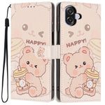 Wallet Case For Samsung Galaxy A06 4G  /  5G Pattern Printing PU Leather Stand Flip Phone Cover with Wrist Strap