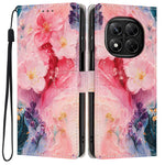 Wallet Case For Xiaomi Redmi Note 14 Pro 5G  /  Poco X7 5G Pattern Printing PU Leather Stand Flip Phone Cover with Wrist Strap
