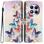 For Xiaomi Redmi Note 15 Pro 4G (Global) Wallet Case Pattern Printing PU Leather Stand Flip Phone Cover with Wrist Strap