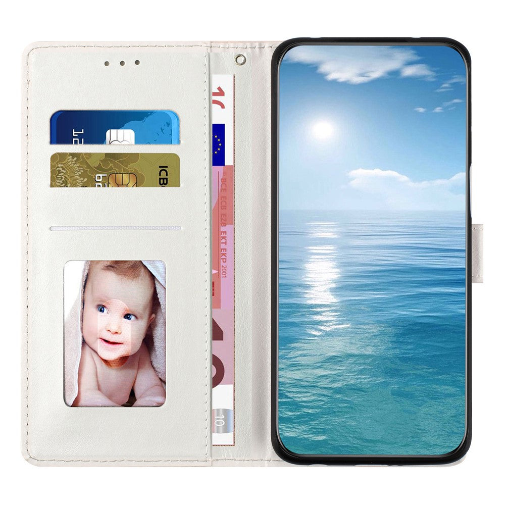 For Xiaomi 17 Pro Wallet Case Pattern Printing PU Leather Stand Flip Phone Cover with Wrist Strap