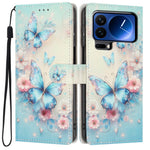 For Xiaomi 17 Pro Wallet Case Pattern Printing PU Leather Stand Flip Phone Cover with Wrist Strap