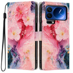 For Xiaomi 17 Pro Wallet Case Pattern Printing PU Leather Stand Flip Phone Cover with Wrist Strap