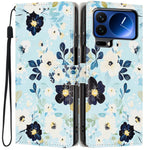 For Xiaomi 17 Pro Wallet Case Pattern Printing PU Leather Stand Flip Phone Cover with Wrist Strap